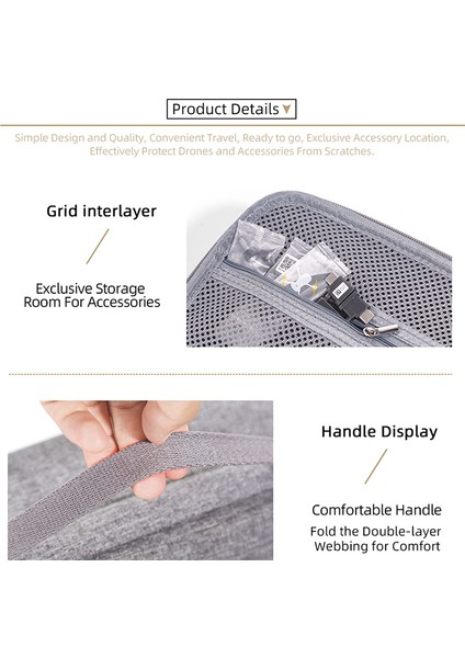 Djı Mini 3 Pro (Rc N1) Için Sert Kabuklu Saklama Çantası, Taşınabilir Darbeye Dalı Taşıma Çantası Omuz Çantası (Yurt Dışından) indirimleri