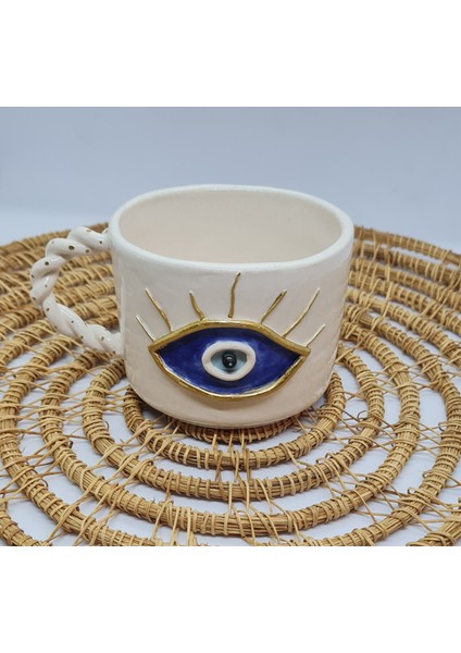 göz nazar fincan kupa elyapımı seramik fırsatları
