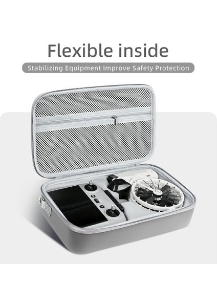 Djı Flip Taşıma Çantası + Rc-2 Uzaktan Kumanda Saklama Çantası Rc Drone Eva Koruyucu Çanta - Gri (Yurt Dışından) fırsatları