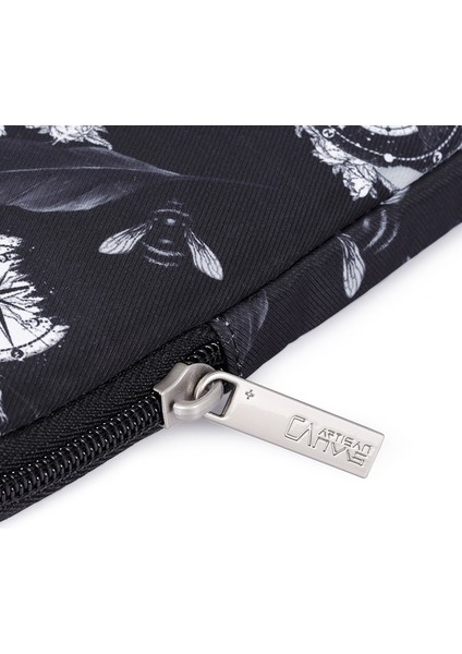 Canvasartısan H8-01 Windbell Tüy Baskılı Dizüstü Bilgisayar Koruyucu Kılıf Taşıma Çantası - Siyah/11 Inç Dizüstü Bilgisayarlar Için (Yurt Dışından) modelleri