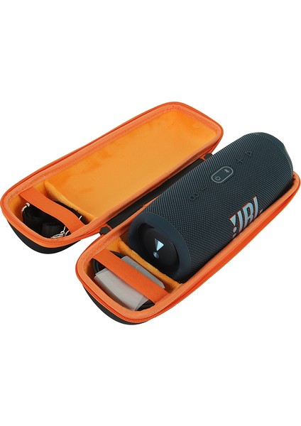 Charge 5 Bluetooth Uyumlu Hoparlör Oxford Kumaş Koruyucu Taşıma Kılıfı Hoparlör Saklama Çantası - Siyah/turuncu (Yurt Dışından)