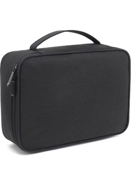 Boyut S 22X15X6,5 cm Aksesuar Çantası Seyahat Eşya Düzenleyici Taşınabilir Su Geçirmez Kablo Kılıfı - Siyah (Yurt Dışından)