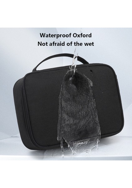 Boyut S 22X15X6,5 cm Aksesuar Çantası Seyahat Eşya Düzenleyici Taşınabilir Su Geçirmez Kablo Kılıfı - Siyah (Yurt Dışından) modelleri