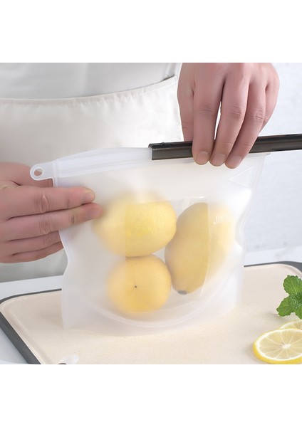 1000ML Silikon Gıda Düzenleme Poşeti Sızdırmaz Mutfak Et Meyve Taze Saklama Poşeti (Bpa Içermez, Fda Sertifikalı Değildir), Boyut: M (Yurt Dışından) fiyatları
