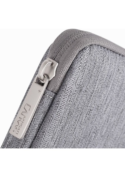 Canvasartısan L28-S21 Düz Renk Kumaş Dokulu Polyester Dijital Aksesuar Düzenleyici Saklama Çantası Kulaklık Şarj Cihazı Fare Kılıfı - Açık Yeşil (Yurt Dışından) indirimleri