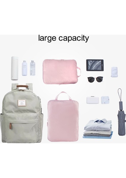 2 Adet Iş Seyahati Giysileri Sınıflandırma Seyahat Bagaj Düzenleyici Küp Çanta Genişletilebilir Saklama Paketleme Kesesi, M Beden - Pembe (Yurt Dışından) fırsatları