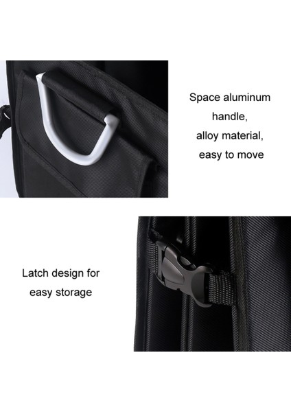 28L 1680D Oxford Kumaş Araba Bagaj Düzenleyici Kapaklı Yansıtıcı Saklama Çantası Taşıma Saplı - Siyah (Yurt Dışından) modelleri