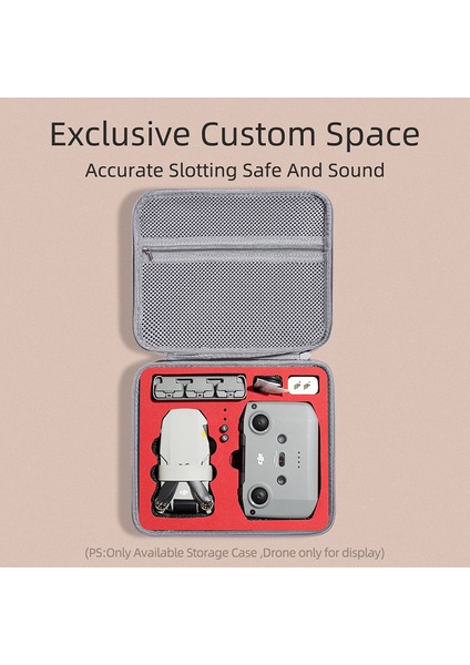 Djı Mini 2 / Mini 2 Se Combo Drone ve Aksesuarları Saklama Çantası Taşınabilir Darbeye Dalı Taşıma Çantası El Çantası - Gri / Siyah Astar (Yurt Dışından) modelleri