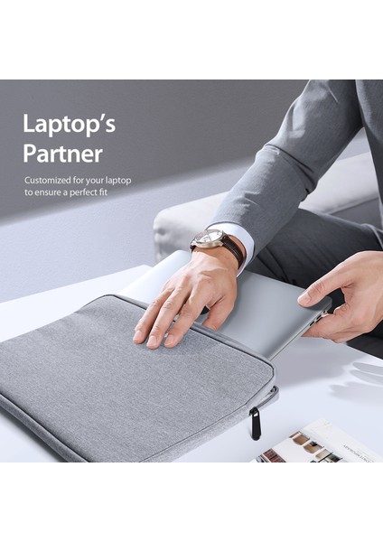 Dux Ducıs Lbda Serisi 13-13,9 Inç Dizüstü Bilgisayar Çantası Dizüstü Bilgisayar Koruyucu Kılıfı - Açık Gri (Yurt Dışından) fırsatları