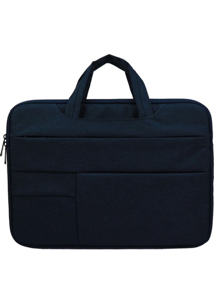 Yolıno QY-C015 13,3 Inç Dizüstü Bilgisayar Çantası Iş Stili Dizüstü Bilgisayar Kılıfı, Gizli Sap Askılı - Lacivert (Yurt Dışından)