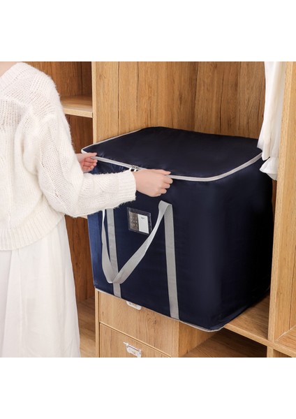 Oxford Kumaş Ekstra Büyük Saklama Çantası Taşınma Giysileri Yatak Yorgan Battaniyeleri Için, 60*45*55 cm - Gri (Yurt Dışından) indirimleri