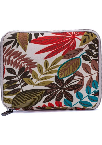 20 x 16 cm USB Flash Bellek Saklama Çantası 20 Izgaralı U-Disk Fermuarlı Çanta - Renkli Yapraklar / Beyaz Taban (Yurt Dışından) indirimleri