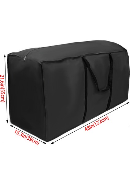 210D Oxford Kumaş Su Geçirmez Bahçe Mobilyası Düzenleyici Açık Hava Minderi Saklama Çantası [122X39X55CM] (Yurt Dışından) indirimleri