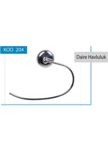 Daire Metal Havluluk ROYALEKS-TAÇ204