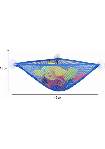 Vantuzlu Duvar Köşe Duş Üçgen Fileli Dokumasız Kumaş Banyo Oyuncağı Düzenleyici - Beyaz (Yurt Dışından) indirimleri