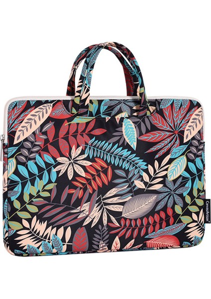 Canvasartısan H30-B01 12 Inç Dizüstü Bilgisayar Taşıma Çantası Renkli Çanta Yaprak Desenli Dizüstü Bilgisayar Çantası - Bej (Yurt Dışından) fiyatları
