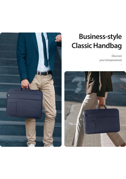 Dux Ducıs Lbtd Serisi 13-13,9 Inç Dizüstü Bilgisayar Taşıma Çantası Çok Cepli Polyester Dizüstü Bilgisayar Çantası - Lacivert (Yurt Dışından) modelleri