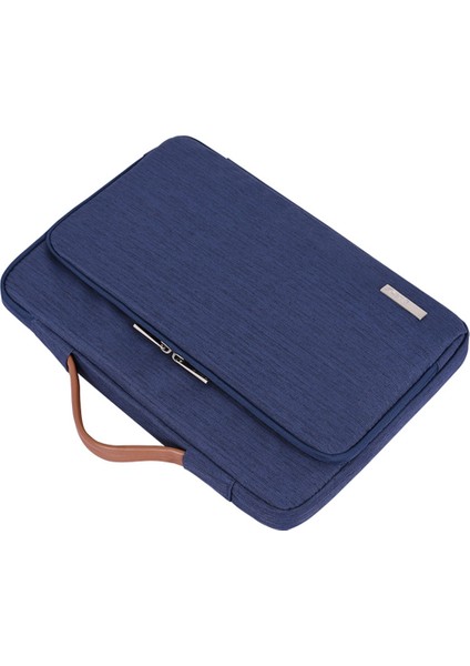 Canvasartısan K28-21 15 Inç Dizüstü Bilgisayar Çantası Koruyucu Çanta Yatay Fermuarlı Cepli Not Defteri Çantası - Mavi (Yurt Dışından) modelleri