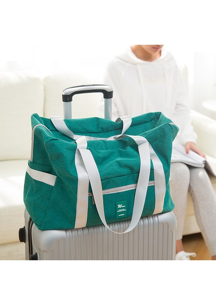 Weekıght Taşınabilir Katlanır Seyahat Saklama Çantası Büyük Kapasiteli Tote Bagaj Spor Çantası Bavul Için - Karpuz Kırmızısı (Yurt Dışından) fiyatları