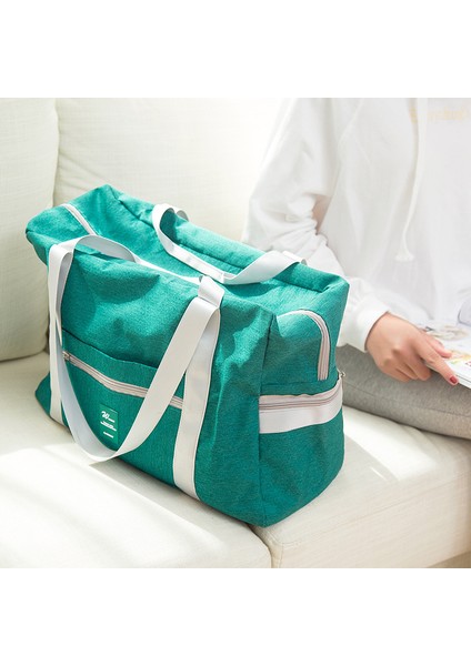 Weekıght Taşınabilir Katlanır Seyahat Saklama Çantası Büyük Kapasiteli Tote Bagaj Spor Çantası Bavul Için - Karpuz Kırmızısı (Yurt Dışından) indirimleri