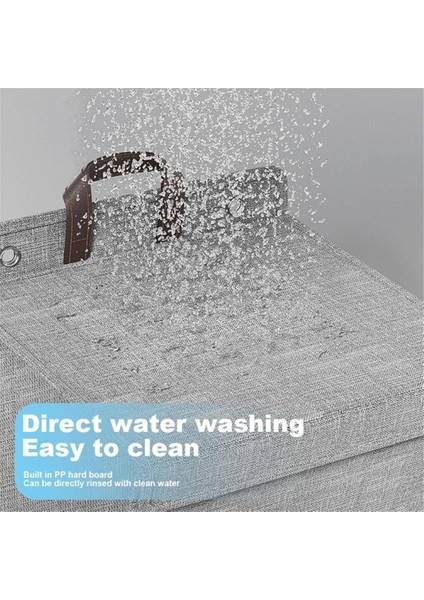 58 x 15 x 41 cm Katlanabilir Çamaşır Torbası Büyük Kapasiteli Asılı Kirli Çamaşır Sepeti Çok Işlevli Saklama Düzenleyici - Gri (Yurt Dışından) indirimleri