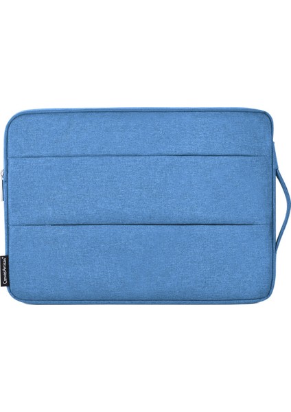 Canvasartısan L25-88 Taşınabilir Taşıma Çantası 13 Inç Dizüstü Bilgisayarlar Için Çizilmez Ince Kılıf Darbeye Dalı Kol Çantası Çift Keseli/sap Askılı - Mavi (Yurt Dışından)