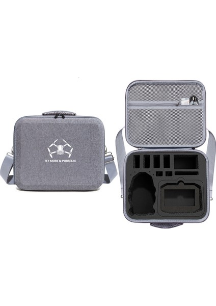 Djı Mini 4 Pro Drone Taşıma Çantası Darbeye Dalı Saklama Omuz Çantası - Siyah Astar (Yurt Dışından)