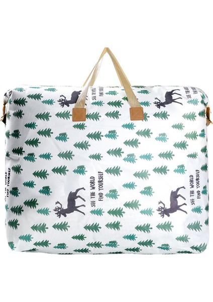 Battaniyeler, Giysiler, Yorganlar Için Su Geçirmez Kumaş Saklama Çantası Fermuarlı Tasarım Taşınma Çantası, Boyut: L - Elk (Yurt Dışından)