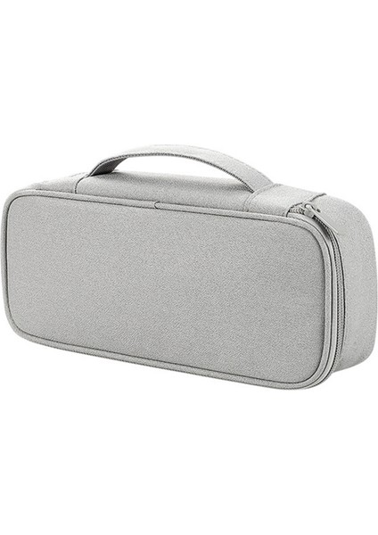 U Disk Power Bank Veri Kablosu Için Dijital Aksesuar Saklama Çantası, L Boy - Gri (Yurt Dışından)
