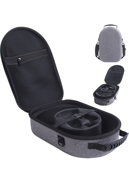 Meta Quest Pro Vr Kulaklık Taşıma Çantası ve Omuz Askısı Için Darbeye Dalı Saklama Çantası - Gri (Yurt Dışından)