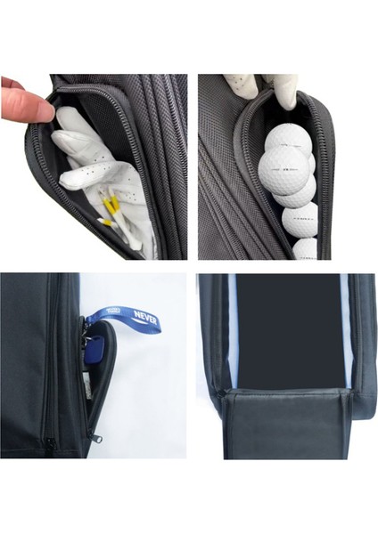 KG0228 Spor Ayakkabı Fermuarlı Saklama Çantası 600D Oxford Kumaş Golf Topları Taşıma Çantası (Yurt Dışından) indirimleri