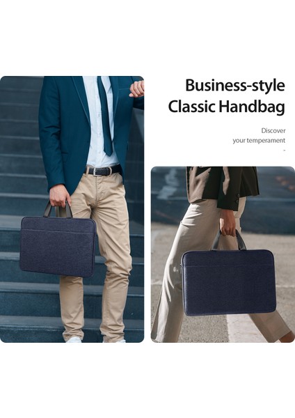 Dux Ducıs Lbta Serisi 13-13,9 Inç Dizüstü Bilgisayar Çantası Yatay Dizüstü Bilgisayar Taşıma Çantası - Lacivert (Yurt Dışından) modelleri