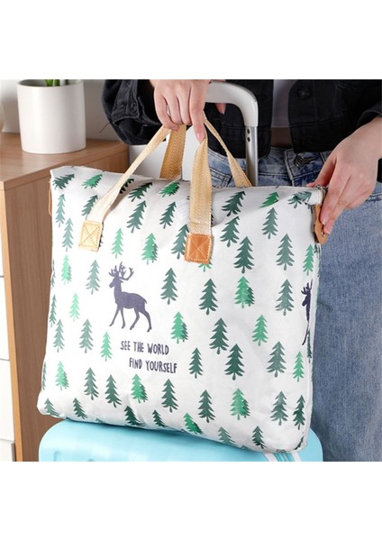 Giysi Yorgan Saklama Çantası Su Geçirmez Nem Geçirmez Bagaj Çantası, M Beden - Elk (Yurt Dışından) indirimleri