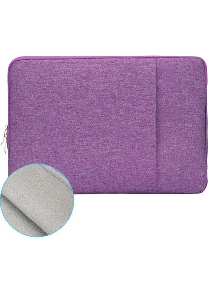 10,5 Inç Darbeye Dalı Naylon Tote Tablet Çantası Koruyucu Kılıf Taşınabilir Saklama Çantası - Mor (Yurt Dışından)
