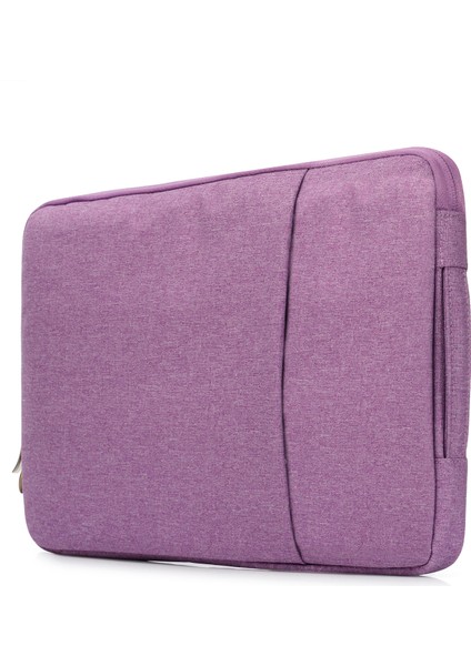 Kot Kumaş Taşınabilir 11,6 Inç Dizüstü Bilgisayar Çantası Kılıfı Saplı - Mor (Yurt Dışından)