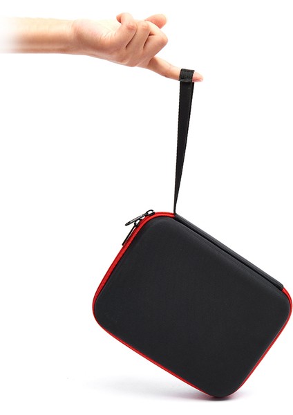 Djı Osmo Pocket 3 Cep Kamera Saklama Çantası Darbeye Dalı Sert Eva Taşınabilir Kılıf - Siyah / Kırmızı Astar (Yurt Dışından) fiyatları