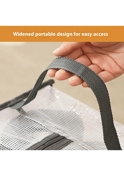 Fermuarlı Toz Geçirmez Ayakkabı Saklama Çantası, Şeffaf Pvc Su Geçirmez Diz Üstü Bot Düzenleyici - Gri Kenar (Yurt Dışından) fiyatları