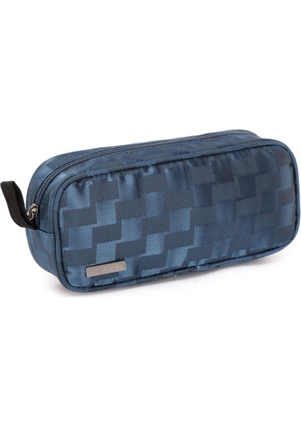 Lısen Dijital Aksesuarlar Naylon Fermuarlı Çanta Veri Kablosu U-Disk Güç Bankası Şarj Cihazı Saklama Çantası - Safir (Yurt Dışından)