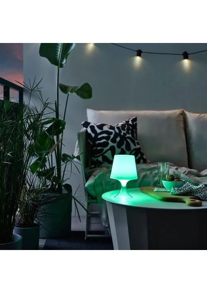 Lampan Led'li Masa Lambası Beyaz 24 cm Pilli fırsatları
