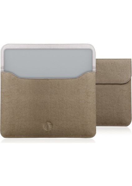 13 Inç Dizüstü Bilgisayar Taşıma Çantası Yıkanmış Kraft Kağıt Taşınabilir Kol Çantası Manyetik Kapatma - Yeşil (Yurt Dışından)