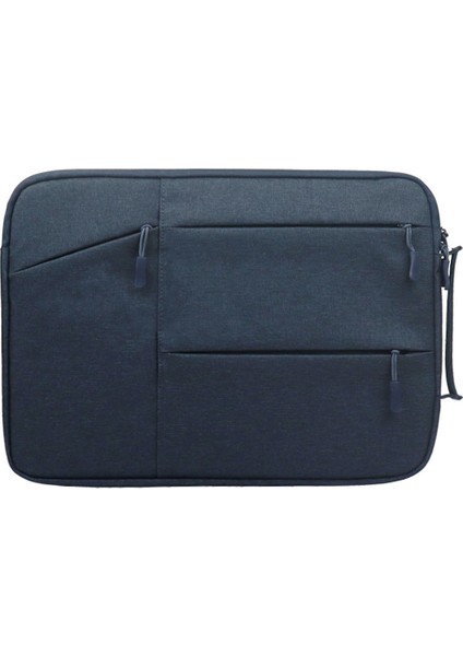 Yolıno QY-C009 15,6 Inç Dizüstü Bilgisayarlar Için Çizilmeye Dalı Taşıma Çantası, 3 Dış Keseli/saplı Su Geçirmez Saklama Çantası - Lacivert (Yurt Dışından)