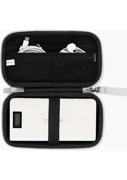 Veri Kablosu Düzenleyici Dijital Aksesuar Saklama Çantası, Boyun Askılı, L Boy - Gri (Yurt Dışından) fırsatları