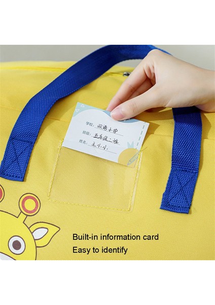 40X50X26CM Oxford Kumaş Yorgan Saklama Çantası Sevimli Desenli Ev Yastık Yatak Örtüsü Battaniye Giysi Düzenleyici Çocuklar Için - Mavi (Yurt Dışından) modelleri