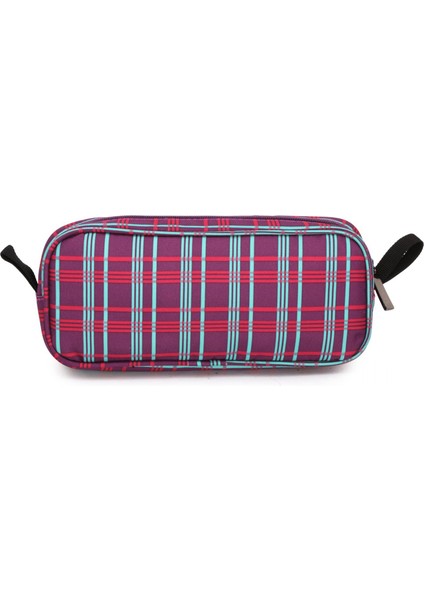 Lısen Dijital Aksesuarlar Naylon Fermuarlı Çanta Veri Kablosu U-Disk Güç Bankası Şarj Cihazı Saklama Çantası - Mor/mavi (Yurt Dışından) fırsatları