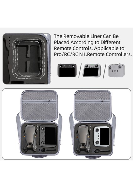 Djı Mavic 3 / Mavic 3pro / Mavic 3 Classic Için Saklama Çantası, Omuz Askılı Kumaş + Eva Drone Aksesuar Taşıma Çantası (Yurt Dışından) indirimleri