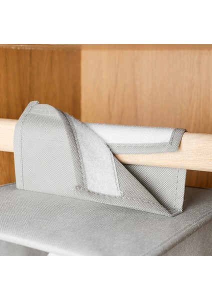 Moho & Home 6312 Dokumasız 10 Katmanlı Şapka Saklama Çantası Gardırop Ayakkabı Askısı Düzenleyici, 23*30*150 cm - Gri (Yurt Dışından) fırsatları