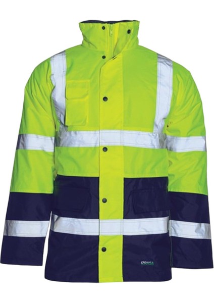 Nt-05 Oxford Reflektörlü Parka (Sarı/lacivert)
