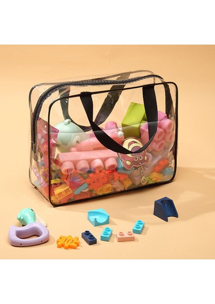 Yapı Taşları, Plaj Oyuncakları, Tuvalet Malzemeleri Için Su Geçirmez Saklama Çantası Şeffaf Pvc Tote Kese (Yurt Dışından) fırsatları