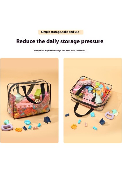 Yapı Taşları, Plaj Oyuncakları, Tuvalet Malzemeleri Için Su Geçirmez Saklama Çantası Şeffaf Pvc Tote Kese (Yurt Dışından) indirimleri