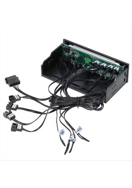 Çok Fonksiyonlu Pc Cpu 4 Kanallı Fan Kontrol Cihazı Hız Kontrol Ayarlayıcı LCD Soğutma Ön Paneli (Yurt Dışından) fiyatları